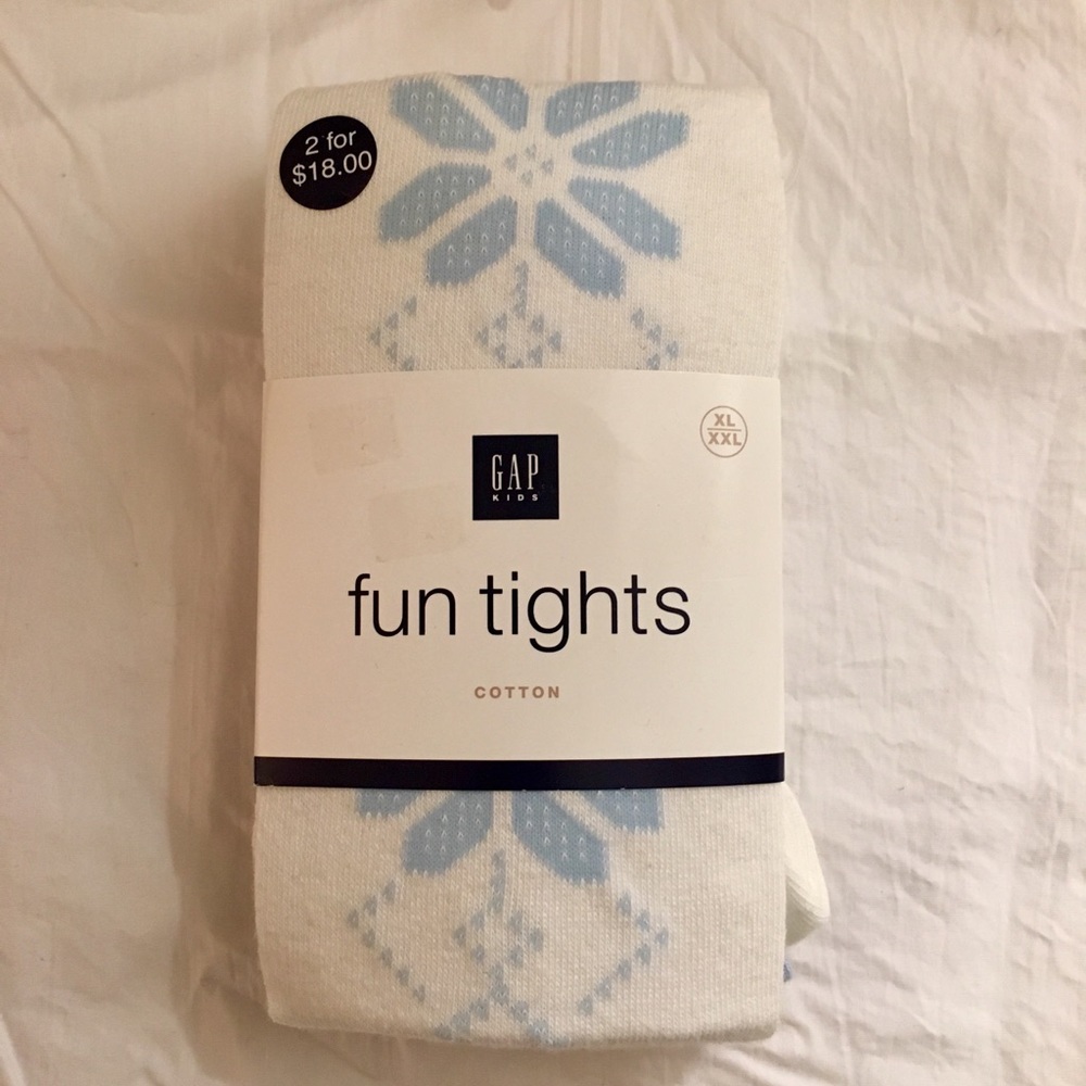 Gap Cotton snowflake tights